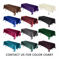 Vente en gros de nappes en polyester 100% multicolores de qualité supérieure nappes de mariage pour hôtel mariage fête pique-nique