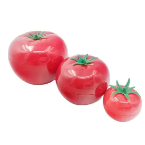 Rts 10Ml 30Ml 90Ml Fruit Tomaat Shaped Cosmetische Pp Plastic Zalfpotje Container