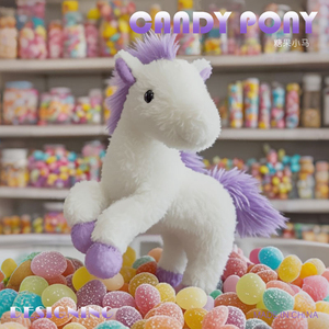 Mainan boneka kuda Unicorn, kreatif selebriti sama boneka mewah bantal hadiah ulang tahun anak-anak