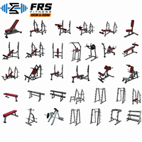 Ensemble complet d'équipements de musculation pour centre de fitness, matériel de musculation en acier, poids libres, machines de musculation, salles de sport commerciales