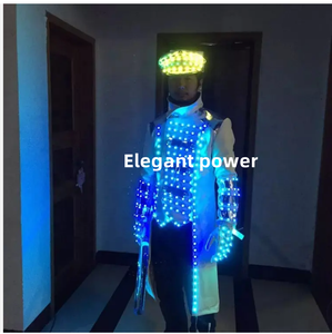 LED Robot Suit with Blue Light Uniform for Nightclub Bar KTV Shows and Parties <strong>Futuristic</strong> Party <strong>Clothing</strong> - Product Image 5