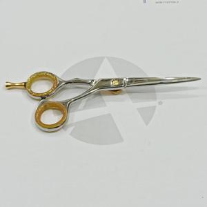 กรรไกรเล็มหนวดและเคราสแตนเลสแบบมืออาชีพสำหรับผู้ชายที่มีแหวนยาง - Product Image 6