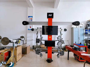 Alineador de rueda 3D barato certificado por Ce, servicio de elevación de coche controlado por software para tienda de neumáticos, equipo de alineación de ruedas a la venta - Product Image 2