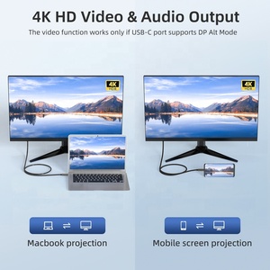 Cavo Dati Premium 1m Compatibile Thunderbolt 3 4K/60Hz PD 240W 20Gbps USB 3.2 Gen 2x2 Tipo C a USB Tipo C per Ricarica Super Veloce - Product Image 3