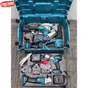 Nouveaux Kits d'Outils Steeltreks en Gros d'Usine, Boîte en Plastique, Outils 6-en-1, Batterie au Lithium Sans Balais, Outil Électrique Sans Fil TR6 - Product Image 2