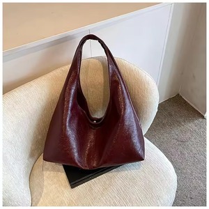 Sac fourre-tout unisexe en cuir PU 2025, grande capacité, fermeture à bouton, imperméable, durable, tendance, portable - Product Image 3