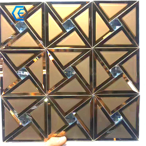 Pha Lê Vàng Kim Cương gương khảm nghệ thuật gương Ốp tường cho nhà bếp phòng tắm phòng khách sạn