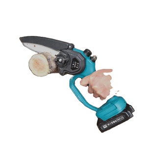 Mini tronçonneuse électrique sans fil de 6 pouces, batterie 2000 mAh, moteur sans balais, scie à métal industrielle DIY, coupe de branches, 21 V, 3700 tr/min, 1600 W - Product Image 1