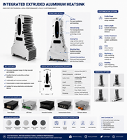Fabricant de profilés d'extrusion CNC sur mesure, boîtiers en aluminium, radiateurs, dissipateurs thermiques, usinage