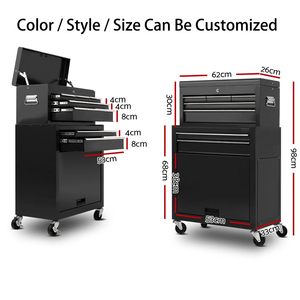 Carrito <span class=keywords><strong>de</strong></span> Herramientas Rodante 2 en 1 con Certificación CE, 5 Cajones Extraíbles, Gran Capacidad, Estilo Lujoso, Personalizable OEM - Product Image 5