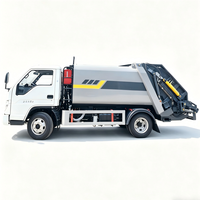 Camion à ordures compacteuse Foton Mini 3-5CBM 4x2 LHD/RHD, petit camion de collecte des déchets, fabricant Chine