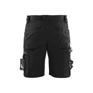 BLAKLADER - 179818609900C44 Craftsman shorts with <b>stretch</b> <b>Black</b> - EAN 7330509881804 WORK <b>TROUSERS</b> WORK SHORTS - Product Image 2