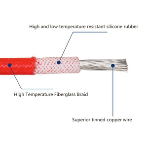 <span class=keywords><strong>สาย</strong></span><span class=keywords><strong>ไฟ</strong></span>ฟ้าทนความร้อนสูง 3122 แบบยืดหยุ่น ฉนวนใยแก้ว<span class=keywords><strong>ซิ</strong></span><span class=keywords><strong>ลิ</strong></span><span class=keywords><strong>โคน</strong></span> สำหรับเครื่องใช้<span class=keywords><strong>ไฟ</strong></span>ฟ้าอุตสาหกรรม - Product Image 4