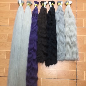 ผมต่อผมมนุษย์ผมนุ่มเงางามสไตล์สลาฟผมลอนจากเวียดนามดูทันสมัย - Product Image 5