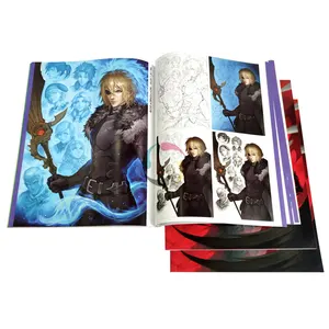 Custom printed full color Bulk children child graphic novel softcover comic book printing