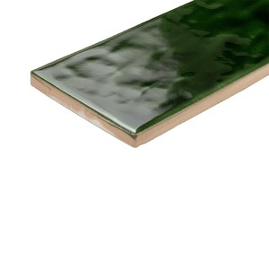 Piastrella Verde Goa 7,5 X 20 Cm Lucida con Bordi Irregolari - Product Image 3