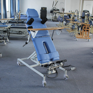 Cama Eléctrica Reclinable para Niños 145*65*105cm, Acero Azul, Equipo de Rehabilitación - Product Image 1