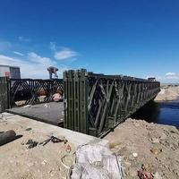 Fournitures d'aide humanitaire : Panneaux de pont Bailey, système de treillis en acier préfabriqué modulaire pour le secours et la reconstruction des infrastructures après des catastrophes