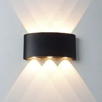 Applique murale extérieure moderne étanche IP65 à LED pour portail, balcon, jardin, éclairage intérieur de couloir, 110V 220V AC