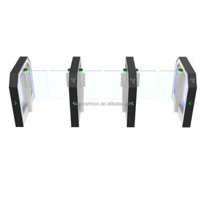Barrière de contrôle d'accès intelligente à reconnaissance faciale Wancartoon pour <span class=keywords><strong>parc</strong></span> d'attractions, tourniquet pivotant, entrée et sortie, porte rapide, IP66 - Product Image 1