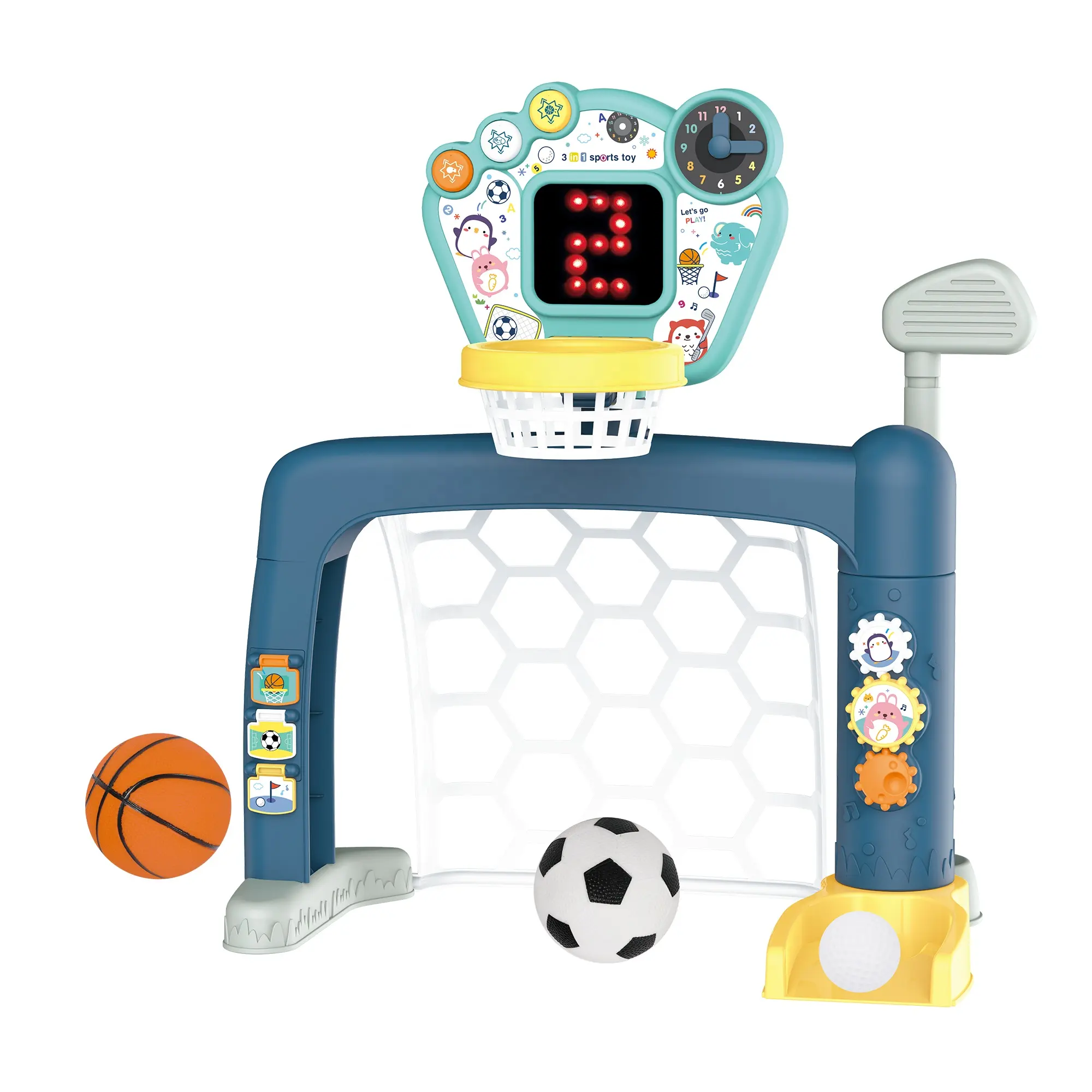 BAOLI Sports Ball Toys For Kids Basketball Stand Toys