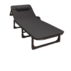 سرير قابل للطي حديث للتخييم والشاطئ أداة قيلولة منزلية للمكتب الكبار مسيرة في الهواء الطلق رفيق كرسي صالة - Product Image 1