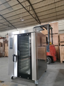 5 khay lớp quay quạt đối lưu lò nướng điều khiển điện tử bánh nướng không khí nóng với Máy tạo hơi nước - Product Image 2