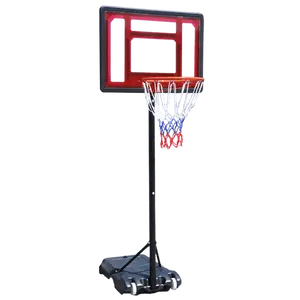 Support de basket-ball Portable pour enfants équipement de terrain d'entraînement but de basket-ball cerceau de basket-ball réglable intérieur extérieur