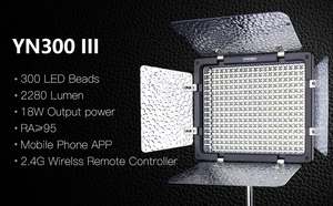 <span class=keywords><strong>YONGNUO</strong></span> YN300 III 5500K <span class=keywords><strong>300</strong></span> <span class=keywords><strong>LED</strong></span> lumière vidéo sur l'éclairage de la caméra pour le mariage YN300III panneau lumineux <span class=keywords><strong>LED</strong></span> - Product Image 2