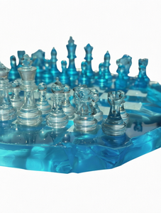 <b>chess</b> board games resin epoxy <b>wooden</b> Handmade Artistic Resin <b>Chess</b> Set Customized Shape Collectible Game <b>Piece</b> FashionCraftindia - Product Image 1