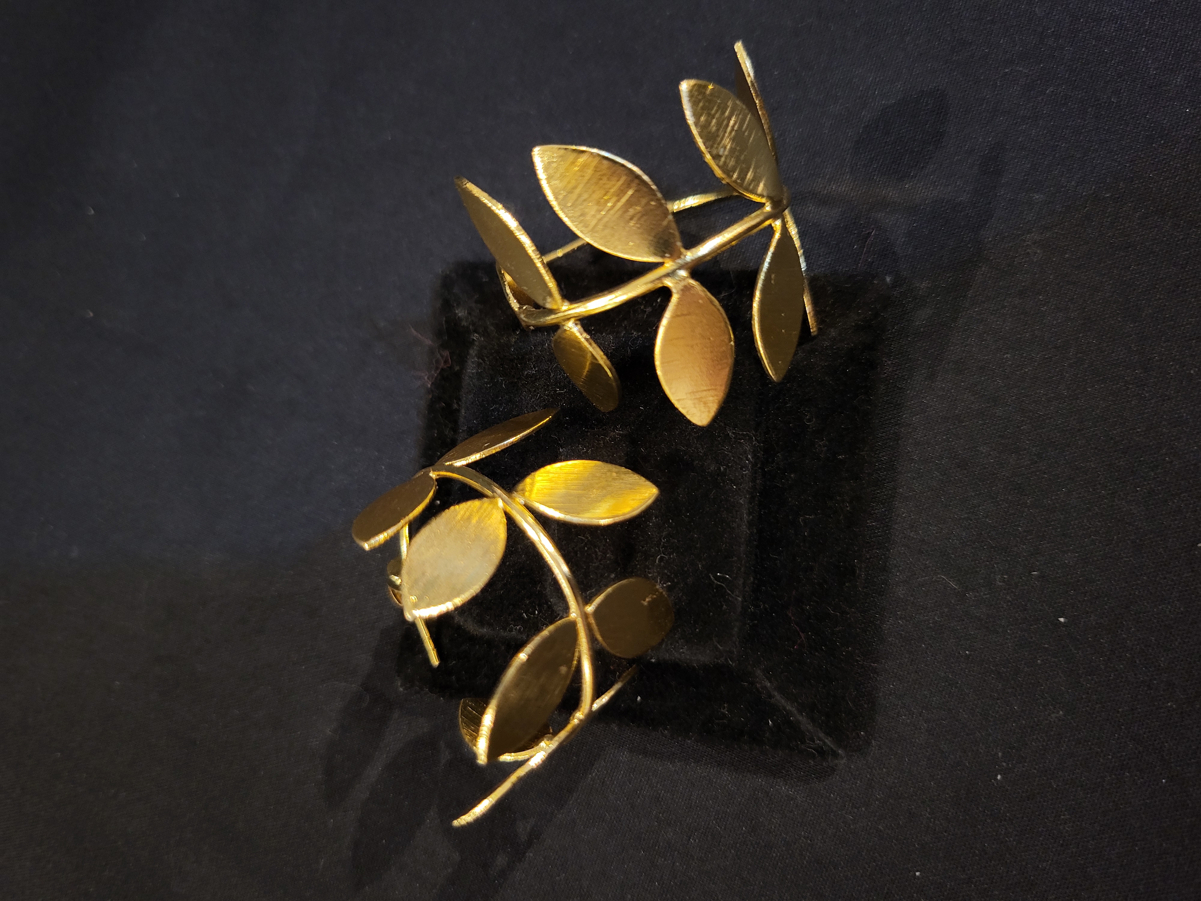 olive branch or leaf jewelry