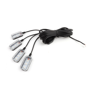 แชสซี LED อัตโนมัติไฟสร้างบรรยากาศแบบ LED แถบไฟ LED RGB สำหรับรถยนต์ไฟภายในตกแต่งควบคุมผ่านแอประยะไกล - Product Image 5