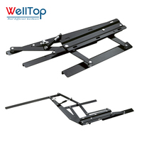 WELLTOP - Vente en gros d'accessoires de meubles et de quincaillerie : Mécanisme de fauteuil inclinable en métal robuste et réglable pour canapé