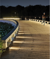 Solar-Wegeleuchte, Treppenstufenlampe, IP65, wasserdicht, Induktions-Stufenlampe, für den Außenbereich, Hof, Bodenpedallampe, Haushalts-Gehweglampe