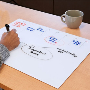 Pizarra Blanca de 4x8, Pizarra de Escritura Blanca y <span class=keywords><strong>Negra</strong></span> para Niños, Pizarra Magnética de Vidrio para Aula - Product Image 6