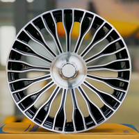 Jantes en alliage forgé multi-rayons JWYC New17-24 pouces 40/30 mm PCD, compatibilité universelle pour Benz, BMW et Audi