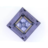 Banco de prueba de accesorio de adaptación de quemador IC LQFP100 banco de prueba asiento de quemador de IC banco de envejecimiento TQFP100 programador