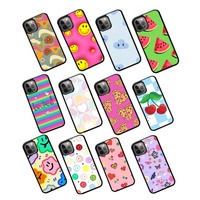 Coques de téléphone par sublimation personnalisées avec photo pastèque, vente en gros, coque de téléphone 2D en TPU avec plaque en aluminium pour impression personnalisée pour iPhone 18 17