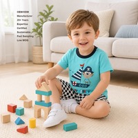 Vêtements pour enfants été nouveau bébé coton t-shirt shorts deux pièces garçons ensembles de vêtements