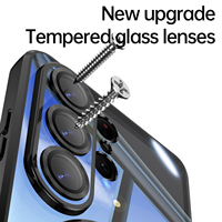 Coque de protection blindée électroplaquée de haute qualité avec support pour Samsung S26 S26 Ultra, compatible Galaxy S25 S25 Plus S24 Ultra