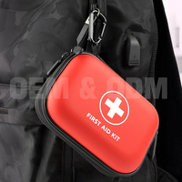 Mini trousse de premiers soins en matériau EVA taille de voyage pour la survie d'urgence en plein air pour voiture famille maison enfants et Camping randonnée