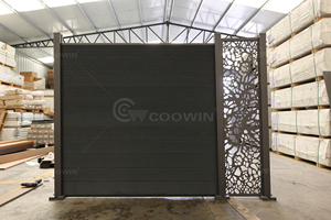Planche de clôture en bois composite résistant aux intempéries ensemble complet de clôture en bois composite <span class=keywords><strong>180x180</strong></span> clôture en bois composite - Product Image 5