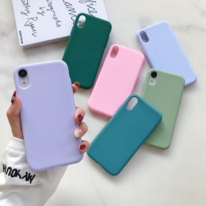 Slim Matte TPU điện thoại bìa cho iPhone 6 7 8 cộng với XS XR 11 12 13 14 15 Mini Pro Max Silicone mềm bảo vệ chống sốc cao su trường hợp - Product Image 2