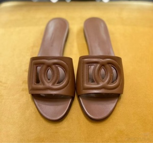 High-Quality Hollow-Out Designer <b>Slippers</b>, Breathable Deodorant Round-Toe Flat Casual Outdoor Beach <b>Slides</b> for Women - Product Image 1