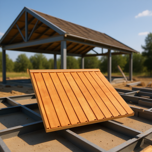 Paneles de Techo de Acero Corten de 31.5 x 17.3 Pulgadas, Color Marrón, Resistentes al Agua, Diseño Industrial, Paneles Sándwich - Product Image 2