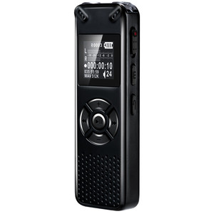 Grabadora de Voz Digital de un Botón 991 Reproductor MP3 WAV Negro - Product Image 5