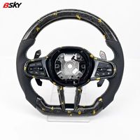 Setir Mobil Serat Karbon Forged Untuk BMW M240i M340i G20 G22 G23 G26 G42 G30 G32 G01 G02 G05 G06 G07 G80 G82 G87 F90 F95 F96 F97 F98