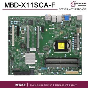 Placa base para servidor MBD-X11SCA-F de un solo zócalo LGA1151, 8.ª/9.ª generación Core <span class=keywords><strong>i9</strong></span>/i7/i5/i3 C246, 4DIMM DDR4, 2PCIe3.0, 2GbE LAN, IPMI, ATX - Product Image 1
