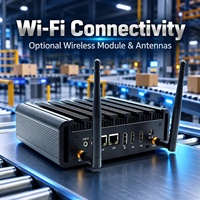 Lecteur multimédia sans ventilateur PC Intel Core I3-10110U DDR4 avec WiFi en option pour les écrans de menu numériques en magasin