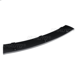 Kit carrosserie de protection avant pour Audi TT RS 2004-2019, aspect fibre de carbone/noir brillant/noir mat, avec lèvre de pare-chocs, spoiler et diffuseur - Product Image 5